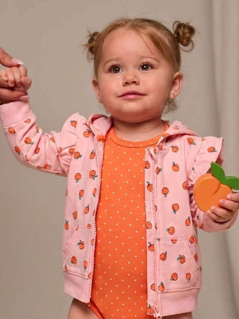 🍑 Carter’s Two-Piece Jacket & Onesie Set ~ Just Peachy